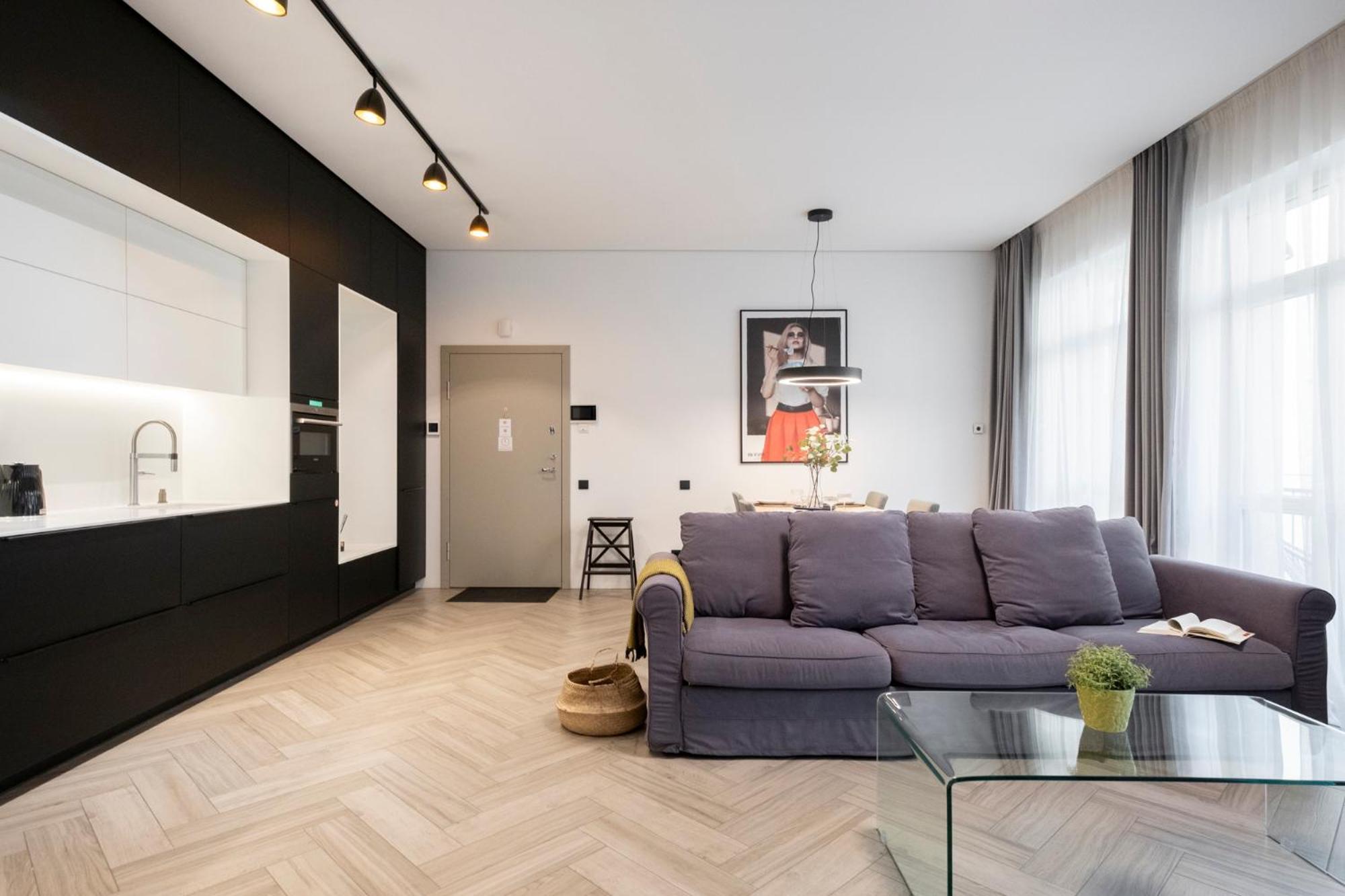 Cohost I Oldtown 60M2 Apt W-Garage Parking, Balcony & Self Check-In VNO Buitenkant foto