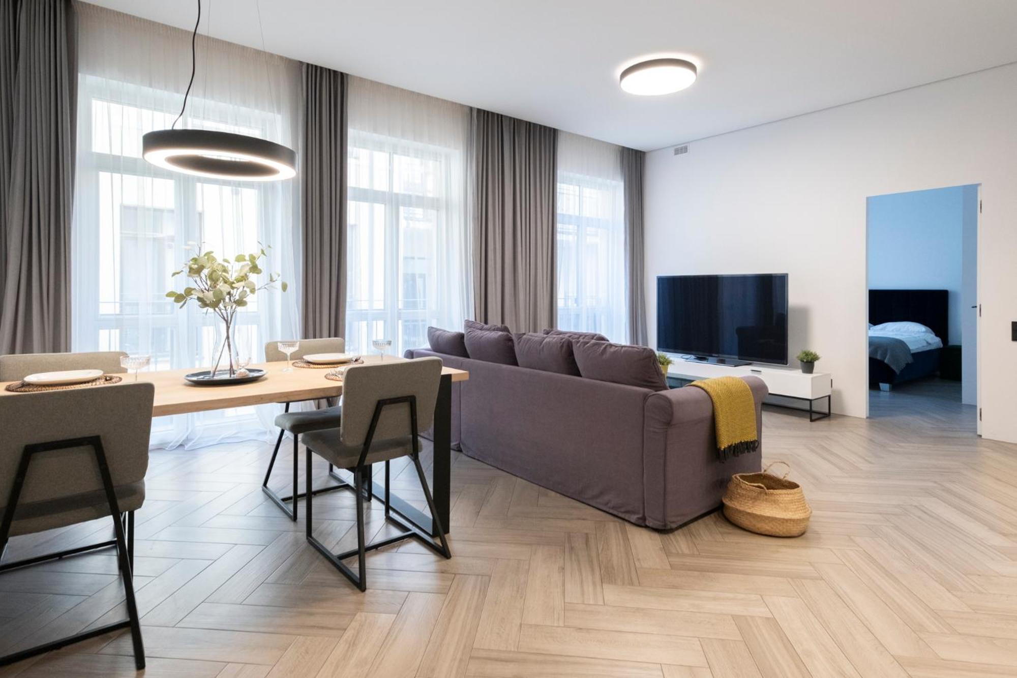 Cohost I Oldtown 60M2 Apt W-Garage Parking, Balcony & Self Check-In VNO Buitenkant foto