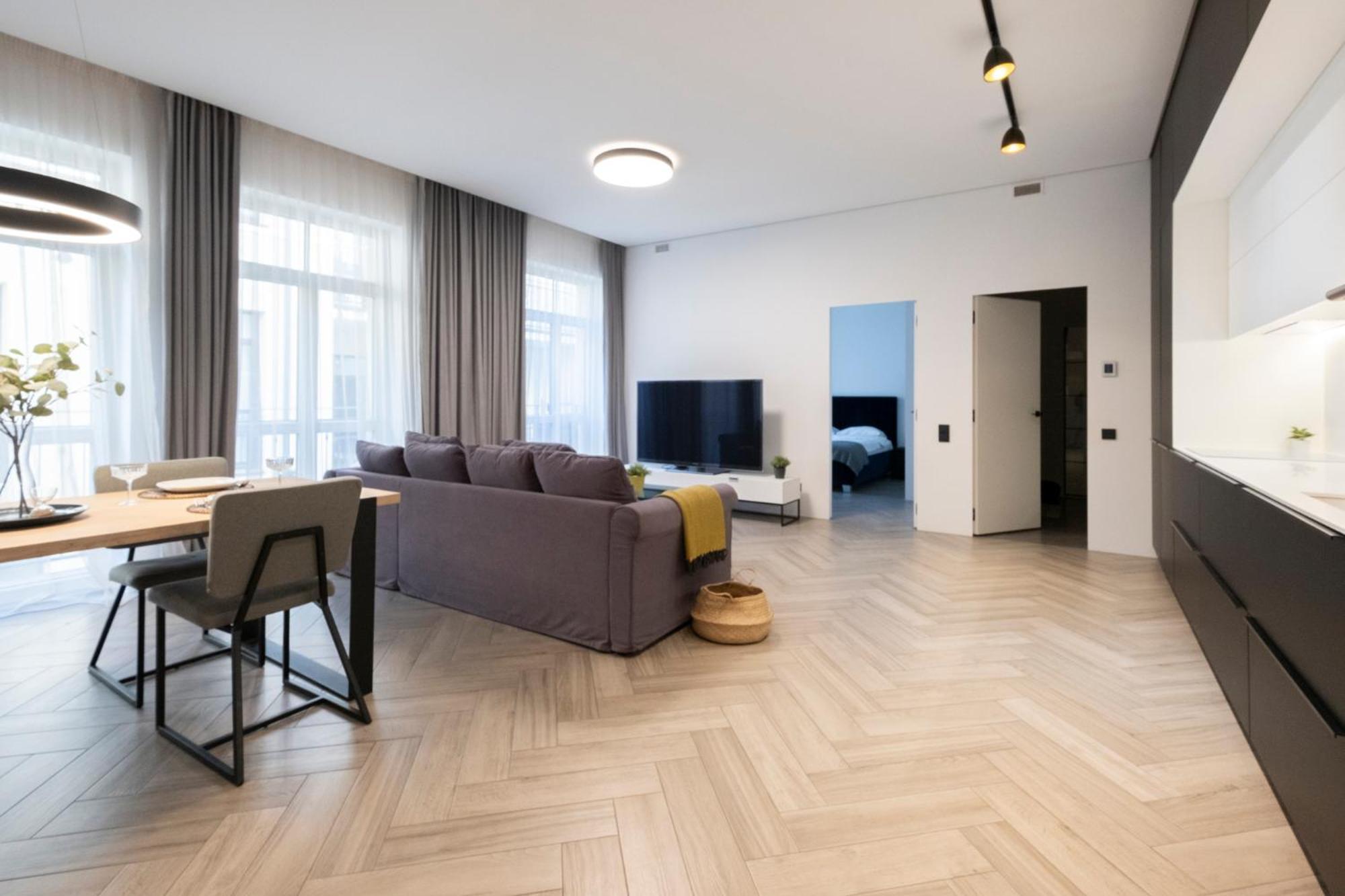 Cohost I Oldtown 60M2 Apt W-Garage Parking, Balcony & Self Check-In VNO Buitenkant foto